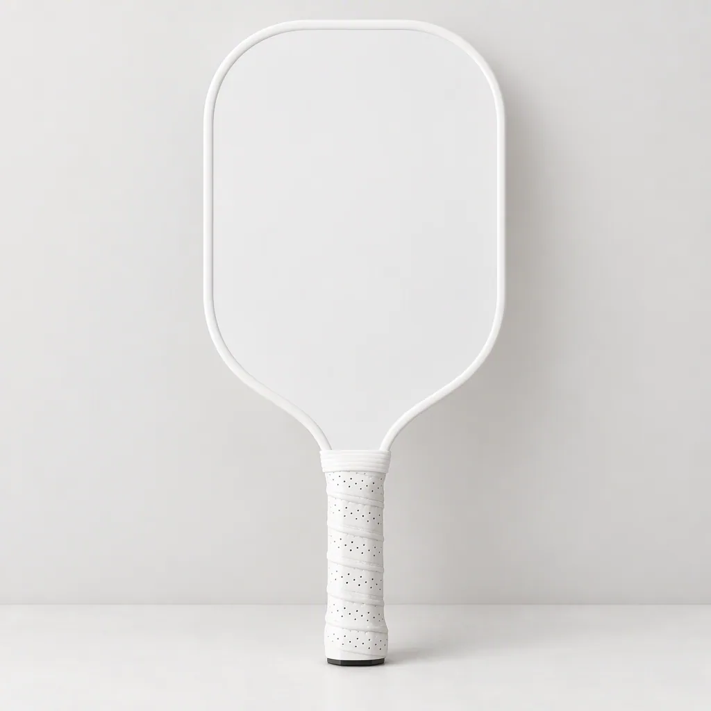 Blank Pickleball Paddle Mockup