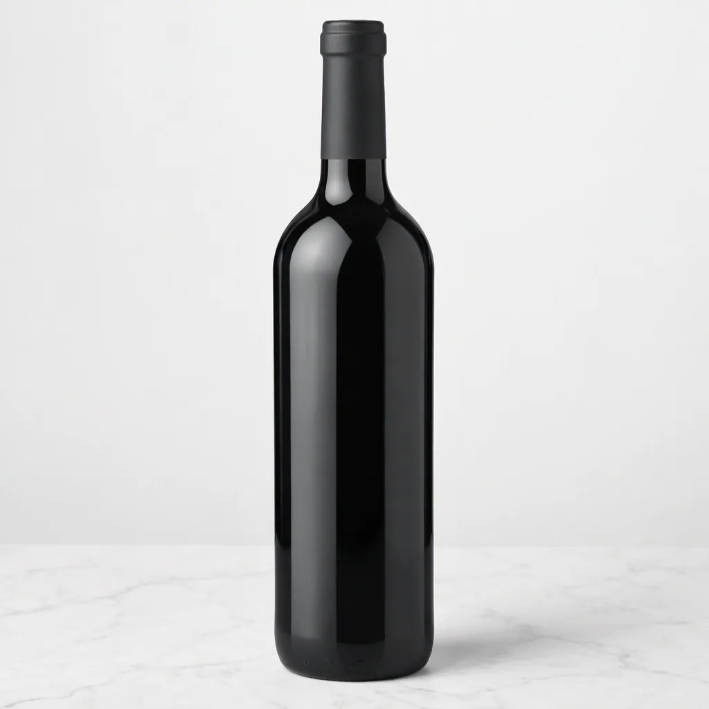 Blank Wine Label Mockup