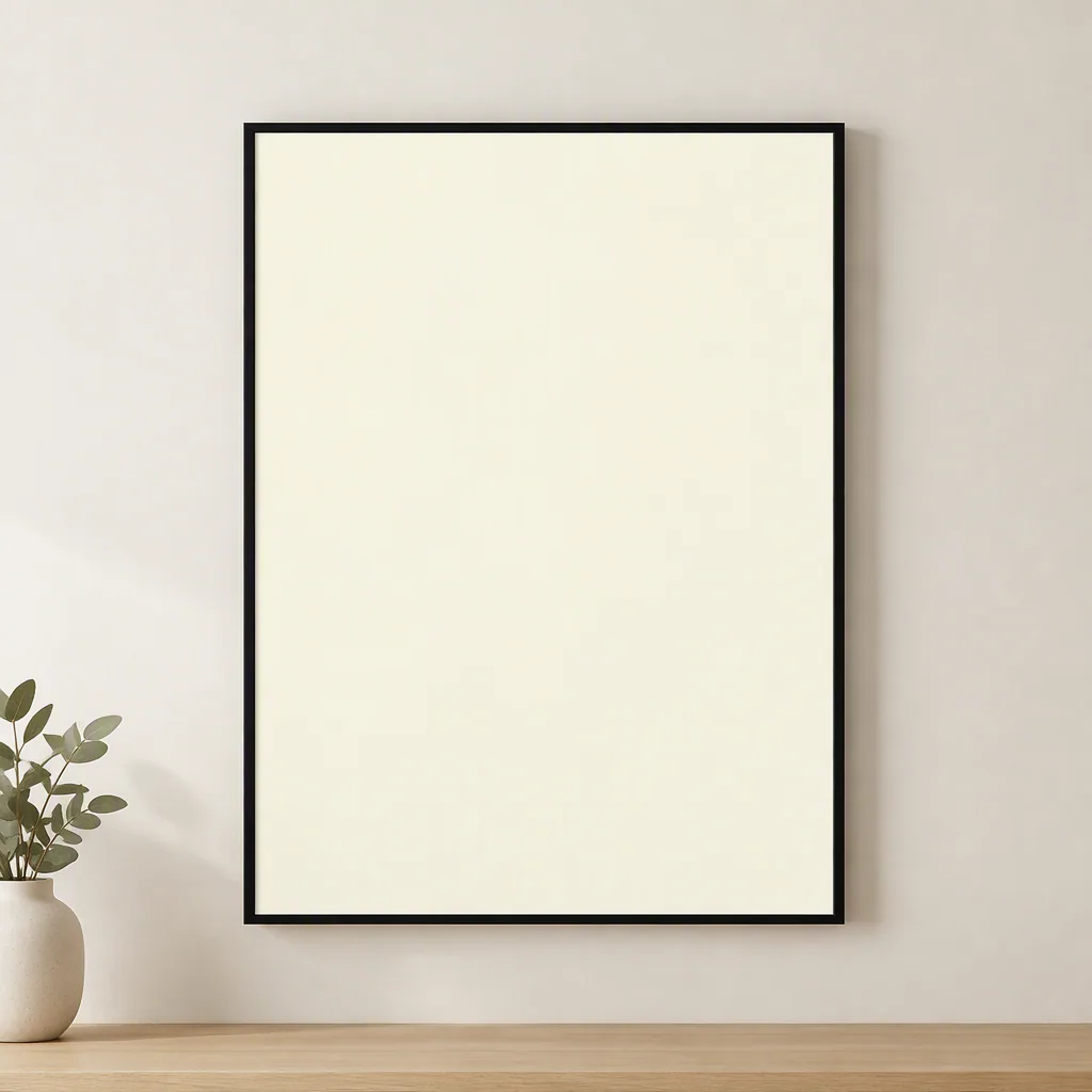 Blank Wall Art Mockup 01