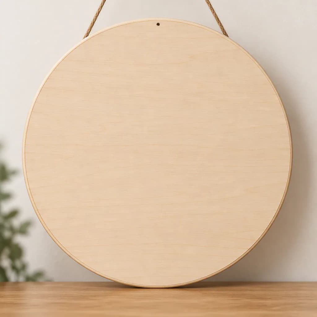 Blank Wooden Sign Mockup 01