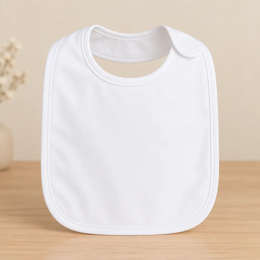 Blank Baby Bib Mockup