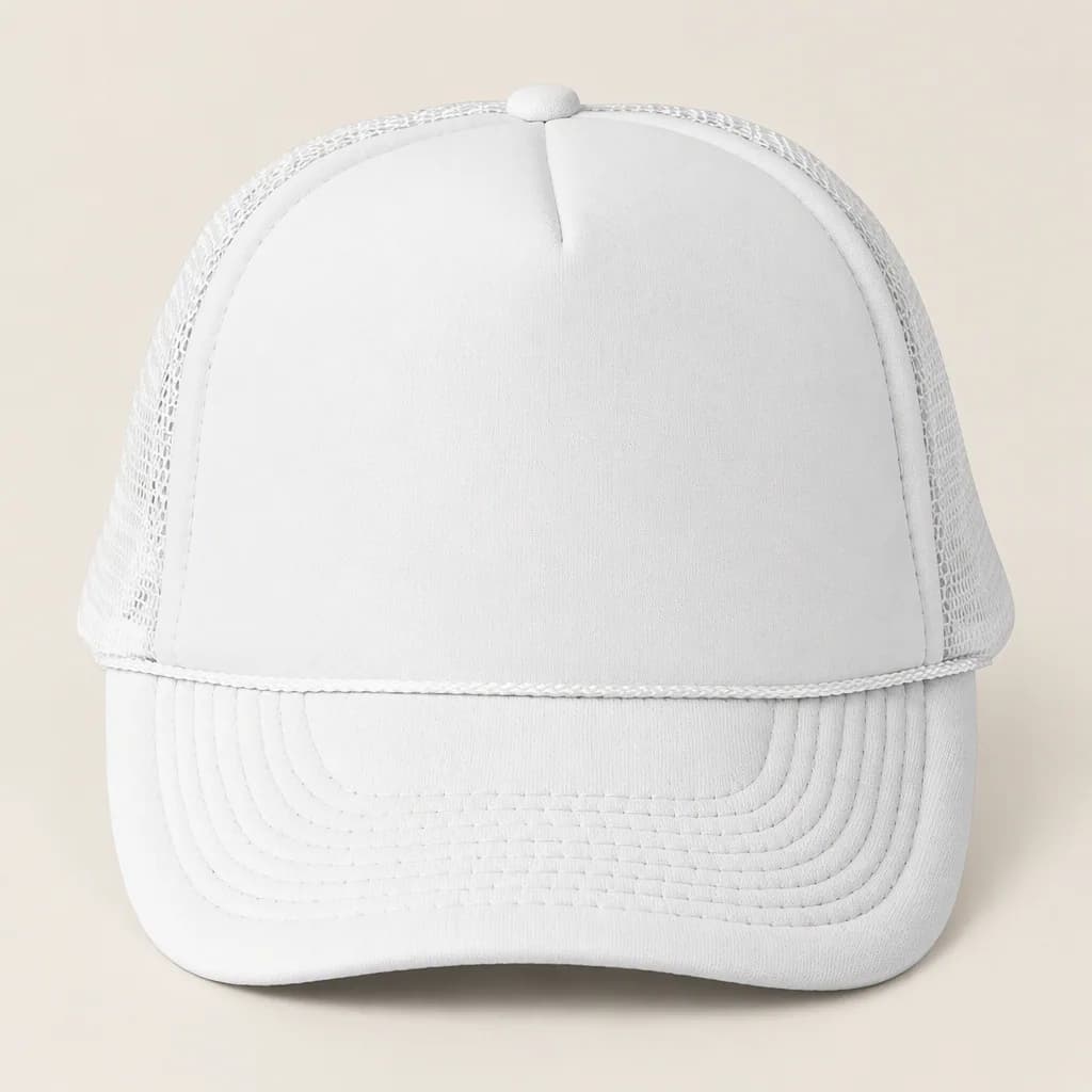 Blank Trucker Hat Mockup 01