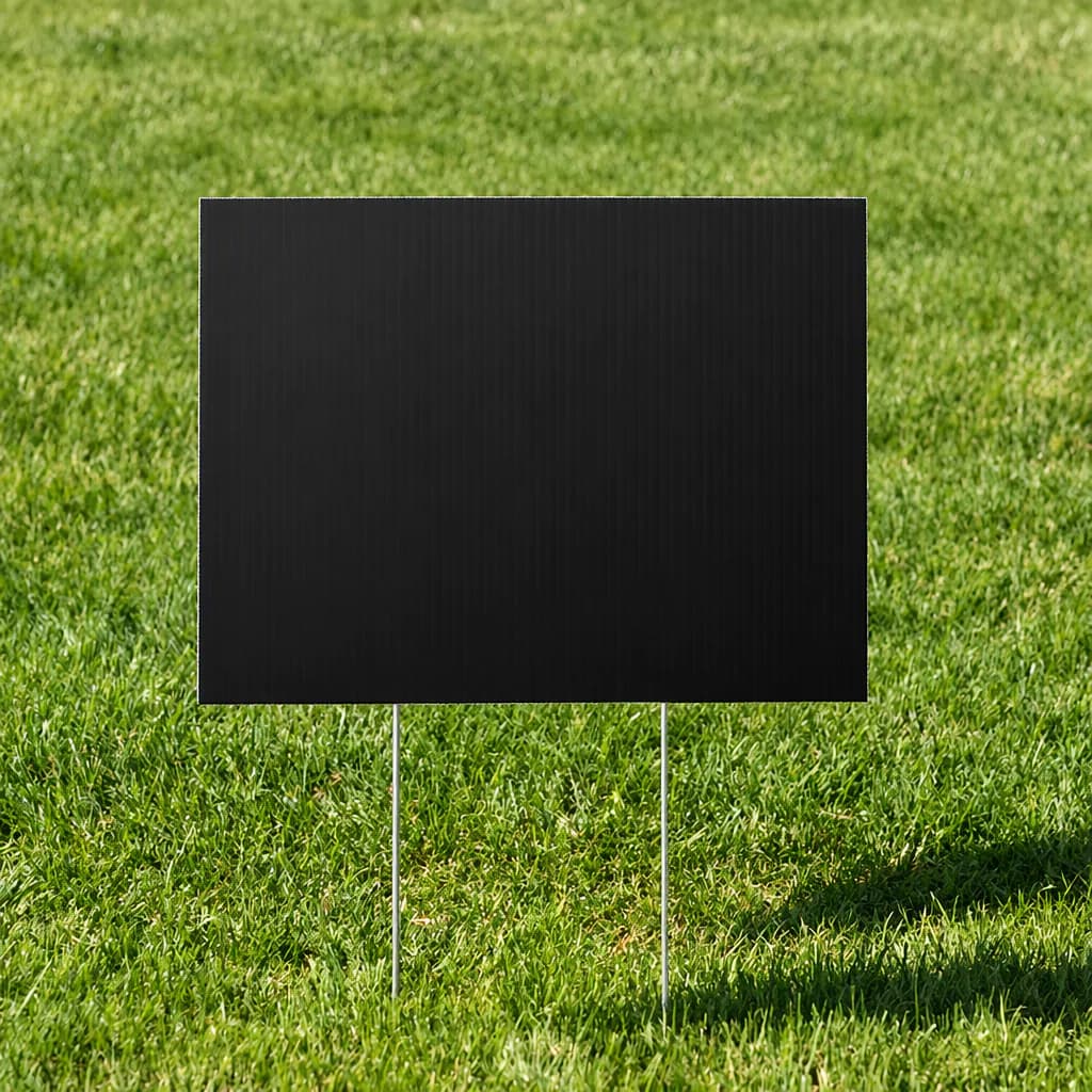Blank Yard Sign Mockup 02