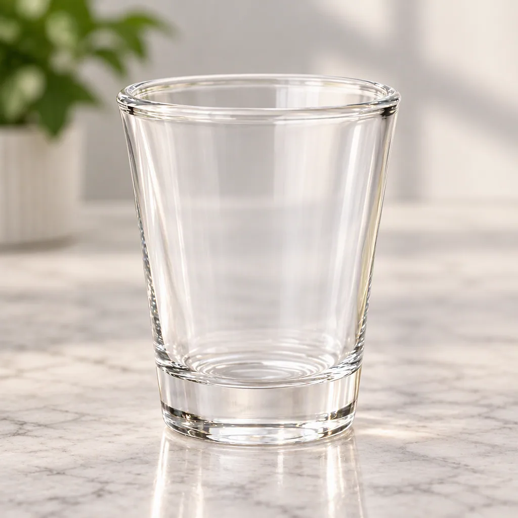 Blank Shot Glass Mockup