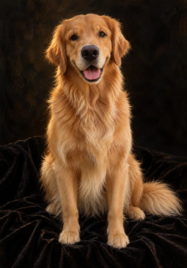 Dark Classical Pet Portrait result