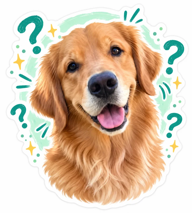 Curious Pet Question Sticker result