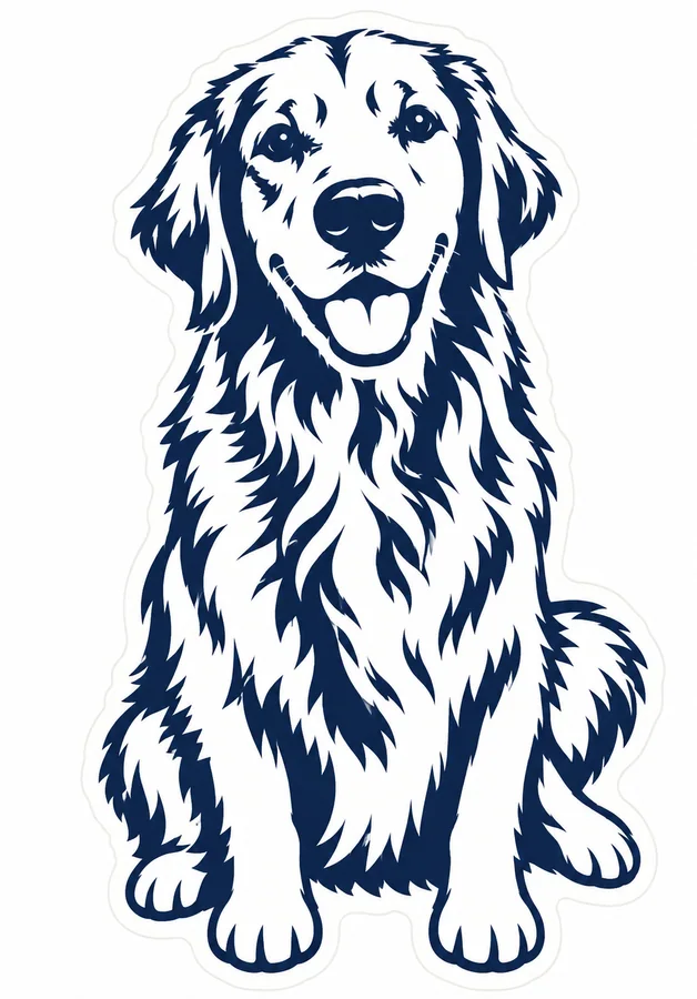 Two-Color Folk Pet Sticker result